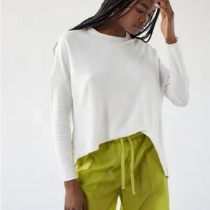 out from under ava symertrycal top in white